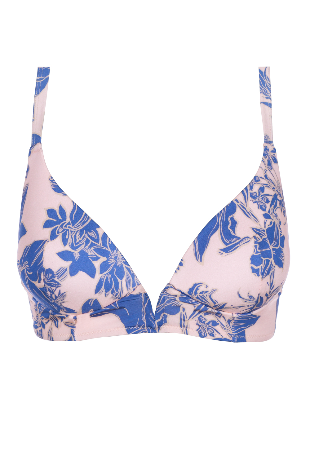 Верх от купальника с цветочным принтом, пикантное декольте Silenza Swimwear 2019 - купить в Киеве, Украине | brabrabra
