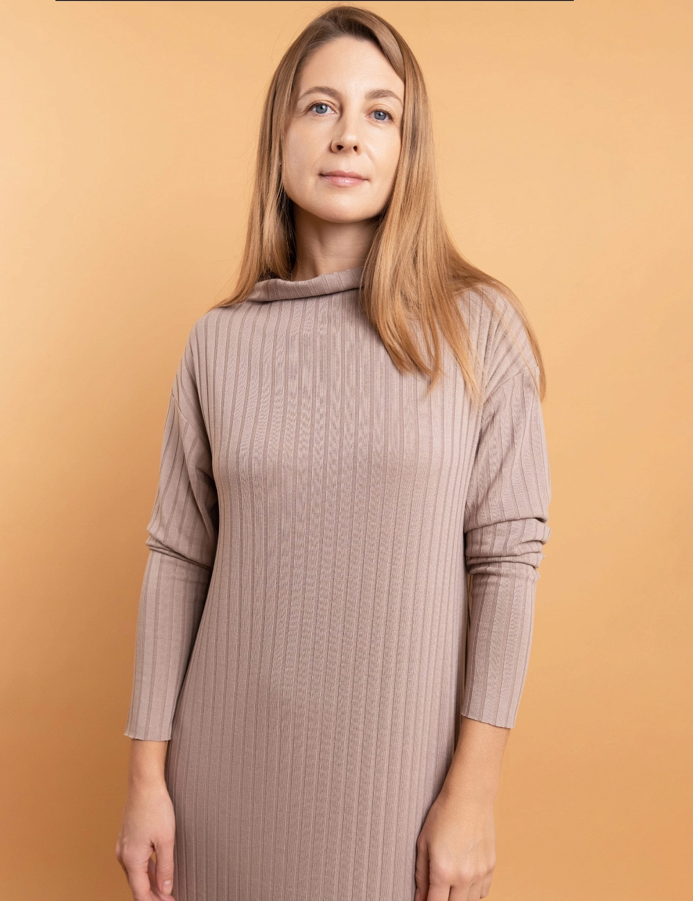 Сукня трикотажна 611RW мокко