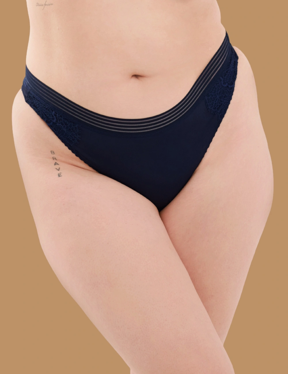 Труси стрінги 002NG сині - Вид 2