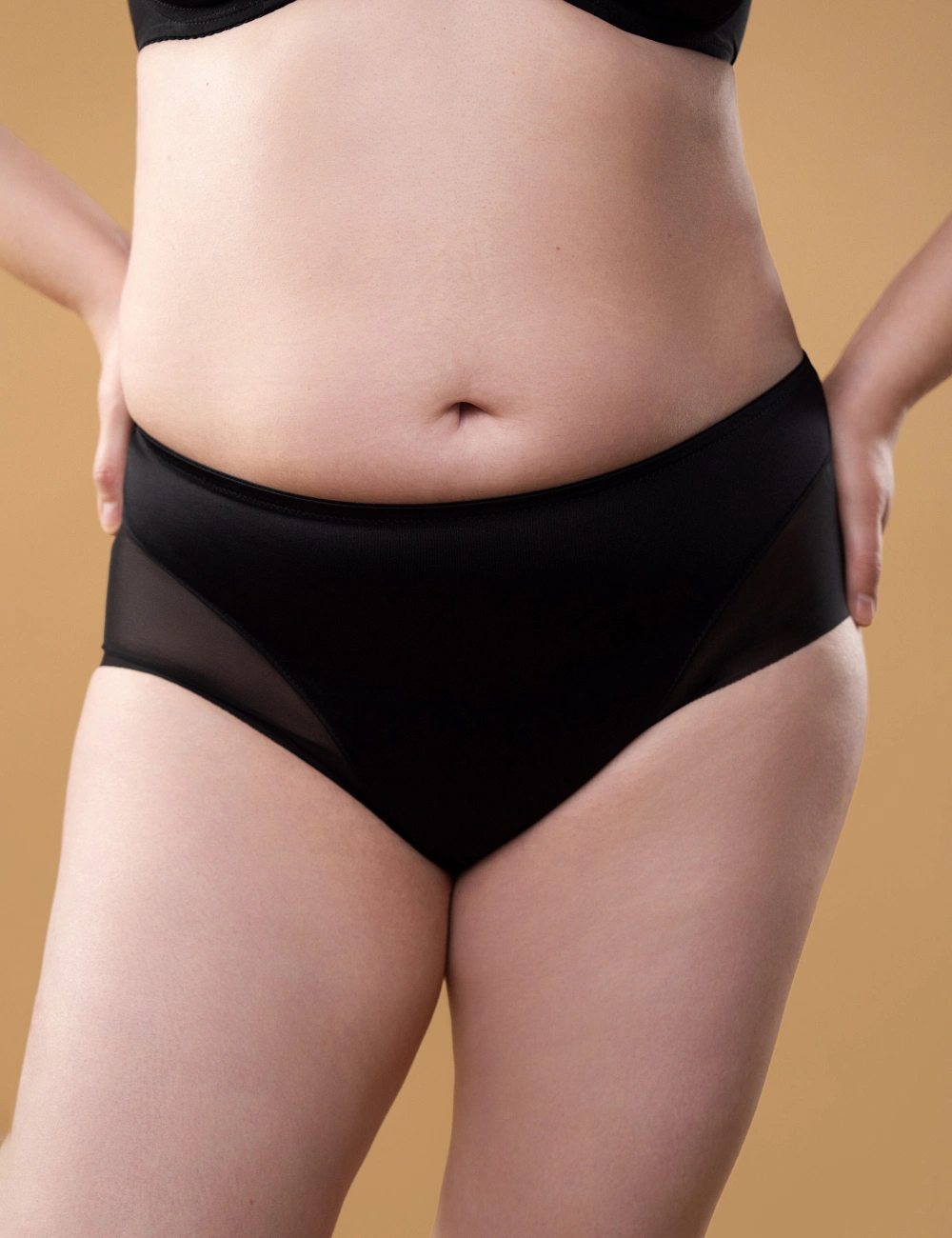 Труси сліпи високі 009SC чорні - 3