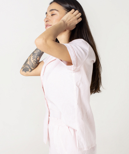 Купить Пижамы Рубашка 004HM розовый  brabrabra