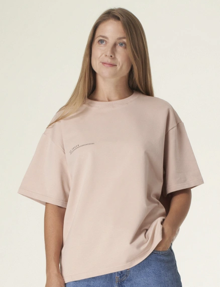 Футболка 041L пудра