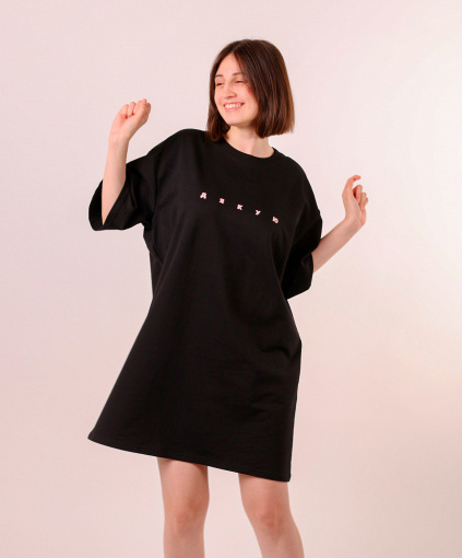 Женское белье Платье-футболка «Дякую» brabrabra x MASHA черныйbrabrabra