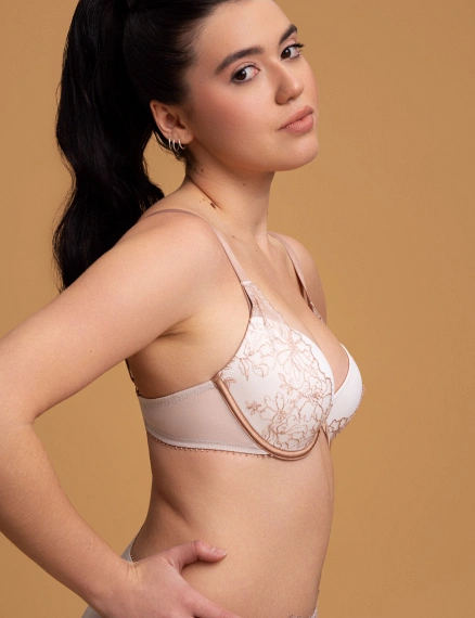 Бра з пуш-апом 102SR мигдаль - Фото 4