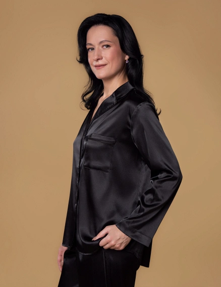 Сорочка 004BV чорна - Фото 1