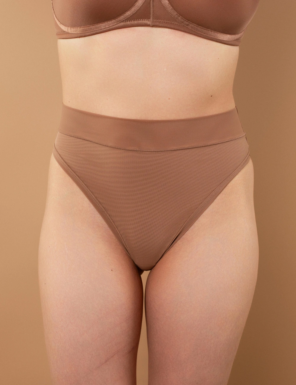 Труси сліпи високі 211LC нюд - 1