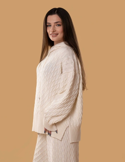 Светр 071VD молочний - Фото 1