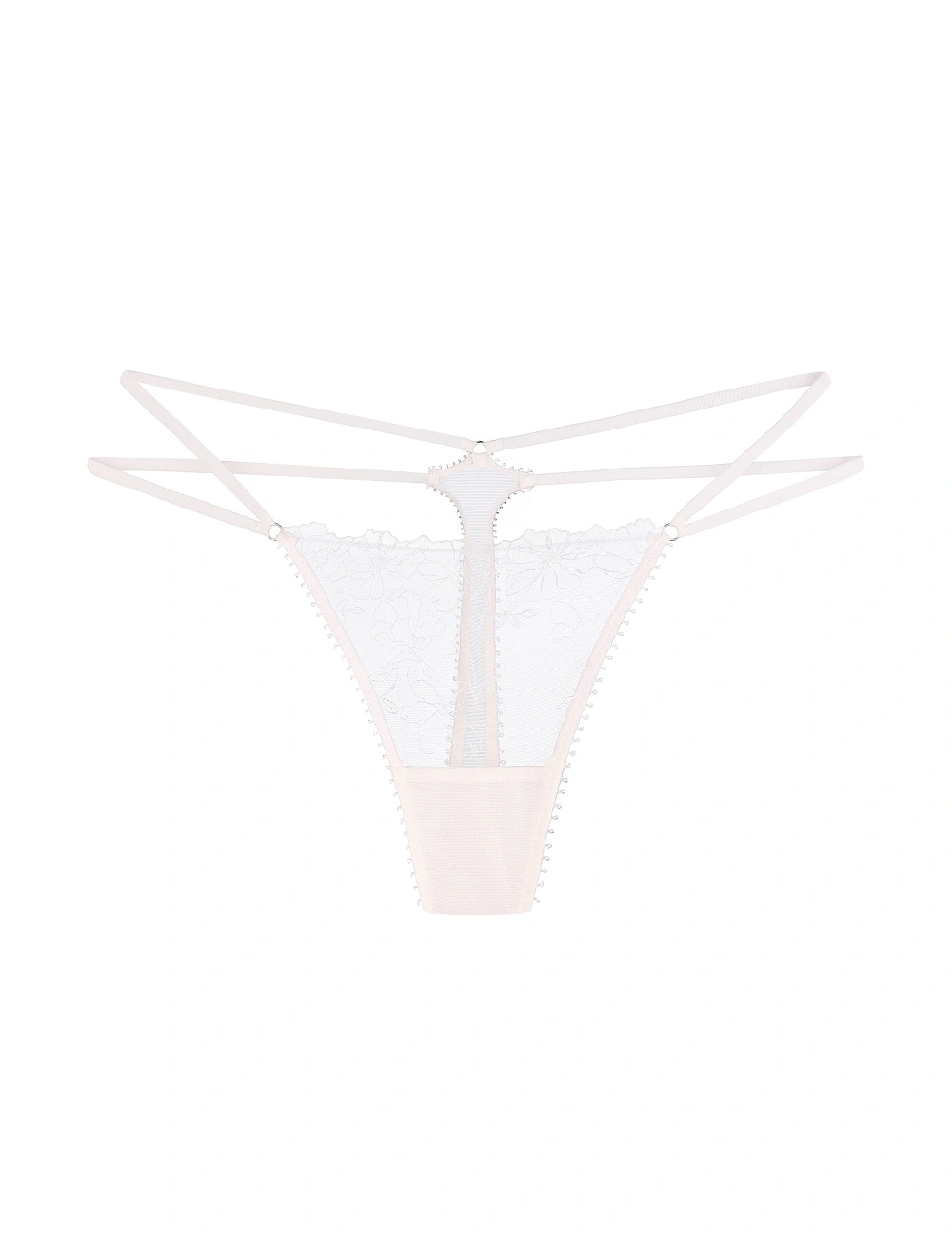 Труси стрінги 002SR білі - предметна фотографія