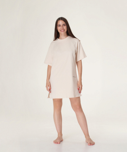 Одежда для дома и сна Платье-футболка 111L песокbrabrabra