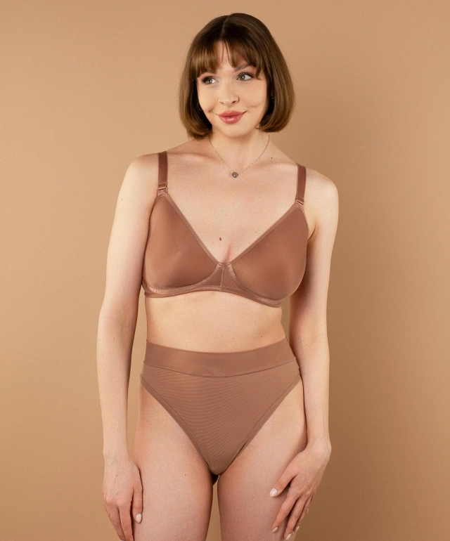 Труси сліпи високі 211LC нюд