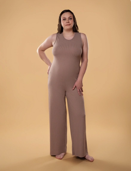 Комбінезон трикотажний 608RW мокко