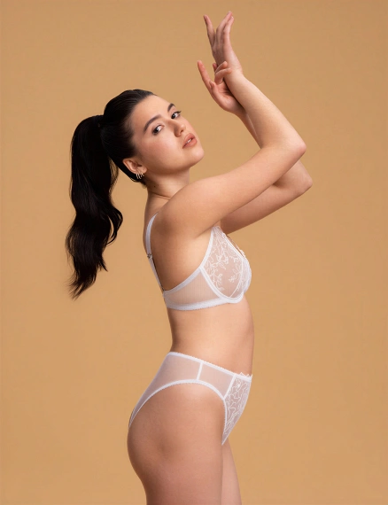 Бра з м'якою чашкою 064SR білий - Фото 1