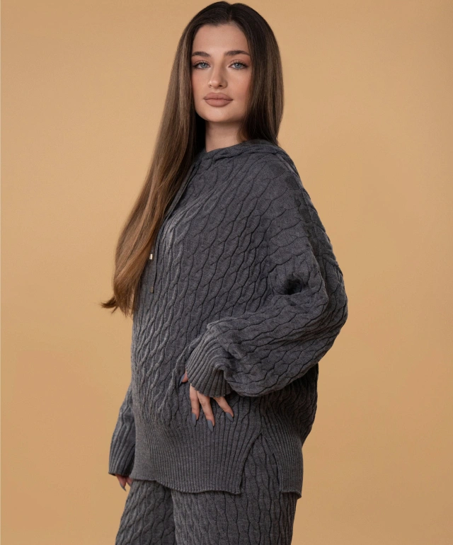 Светр 071VD сірий