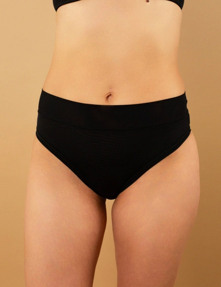 Труси сліпи високі 221LC чорні - Фото 2