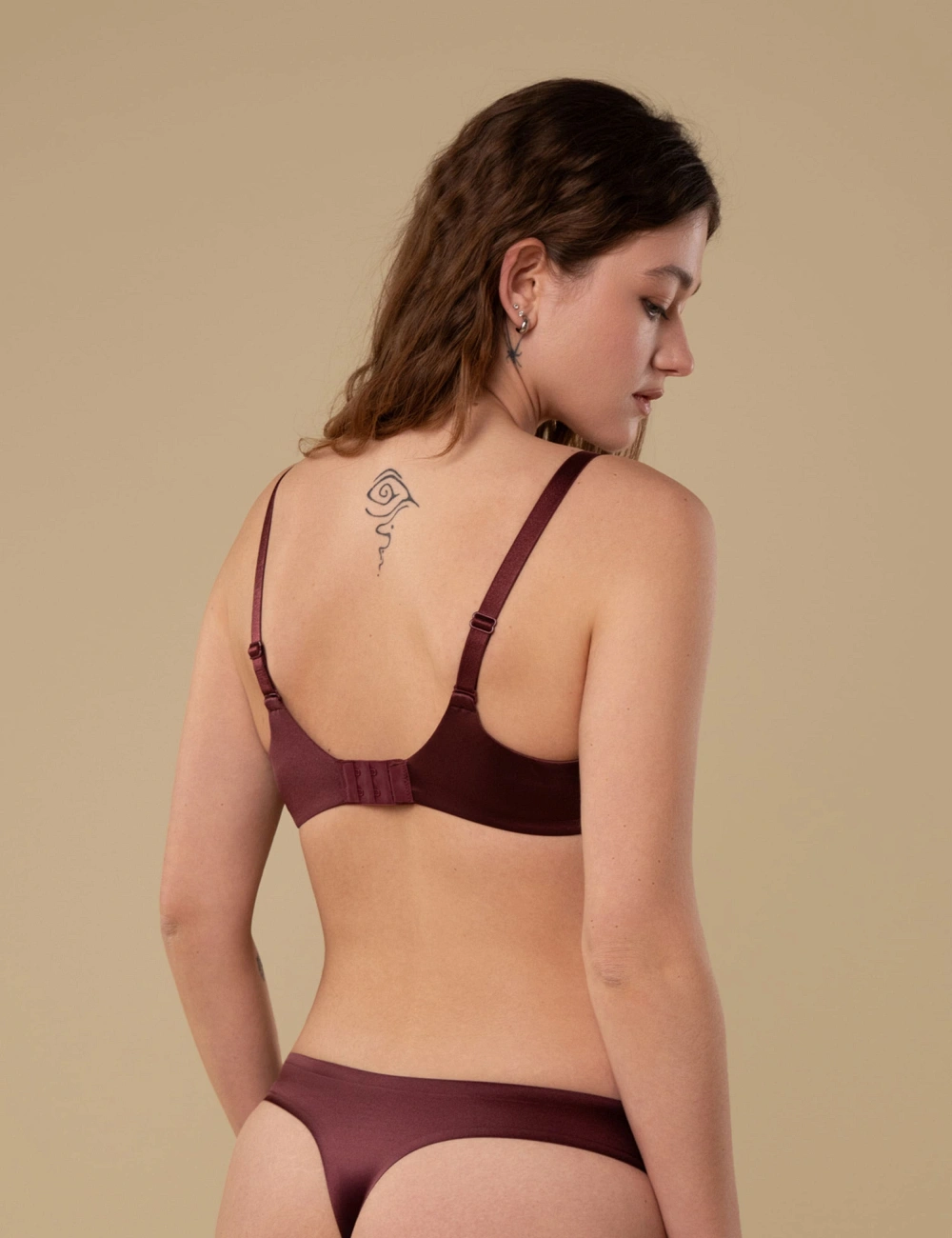 Труси стрінги 305CP марсала - 2