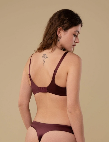 Труси стрінги 305CP марсала - Фото 2