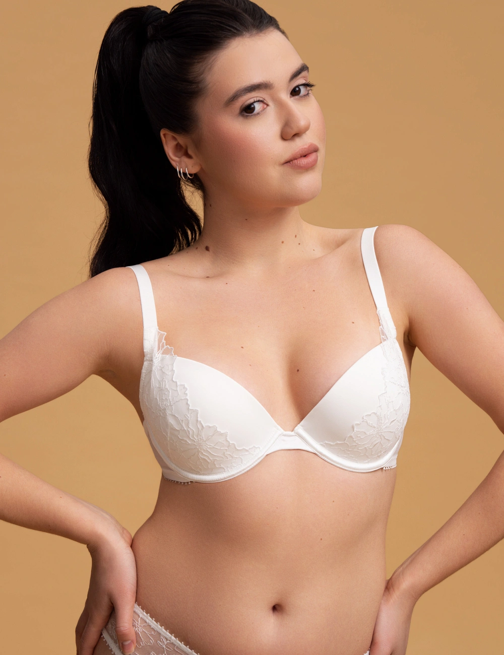 Бра з пуш-апом 102SR білий - 3