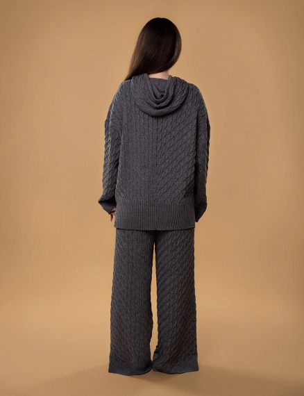 Светр 071VD сірий - Фото 5