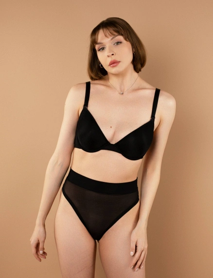 Труси сліпи високі 231LC чорні