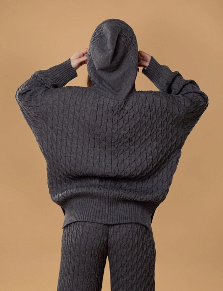 Светр 071VD сірий - Фото 2