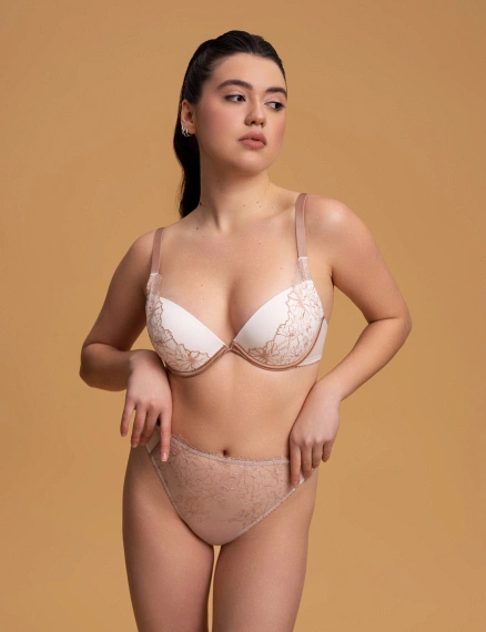 Бра з пуш-апом 102SR мигдаль