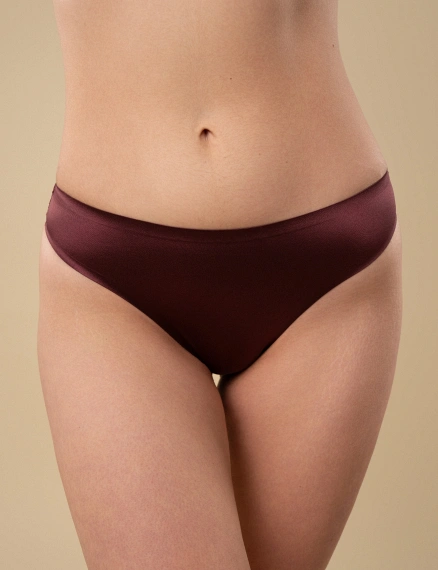 Труси стрінги 305CP марсала - Фото 3