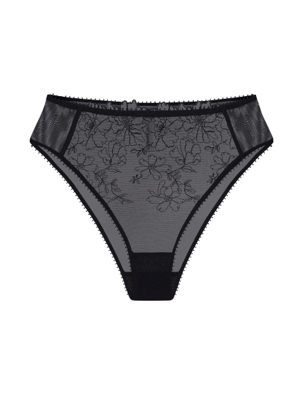 Труси сліпи високі 021SR чорні - Фото 6