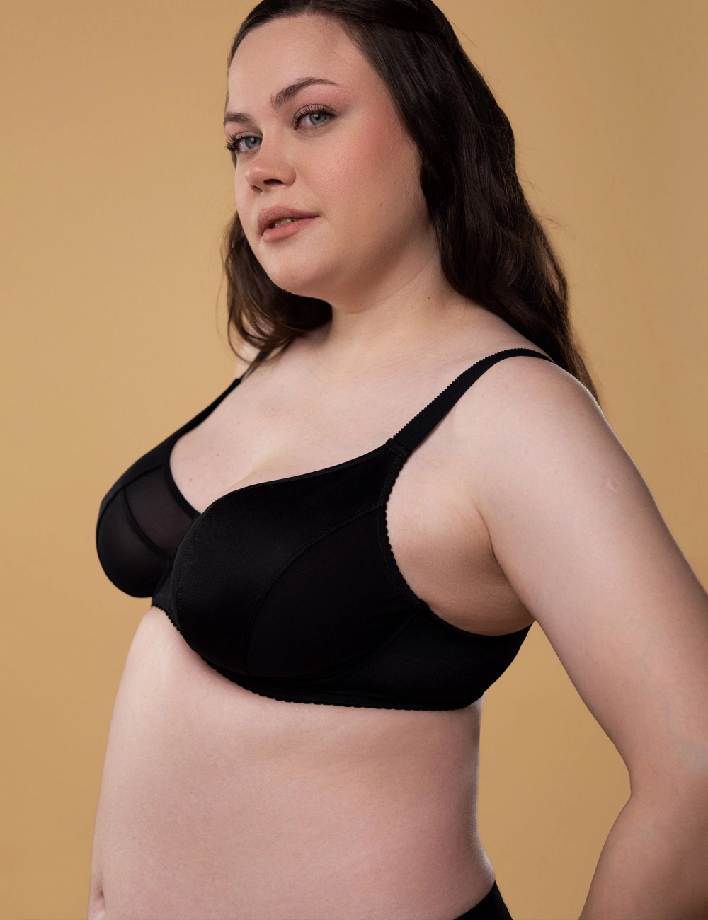 Бра з м'якою чашкою 114SC чорний - 4