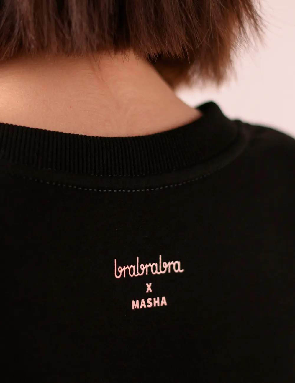 Сукня-футболка «Дякую» brabrabra x MASHA чорна