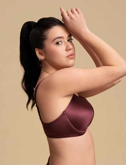 Бра з чашкою Memory foam 348CP марсала  - Фото 3