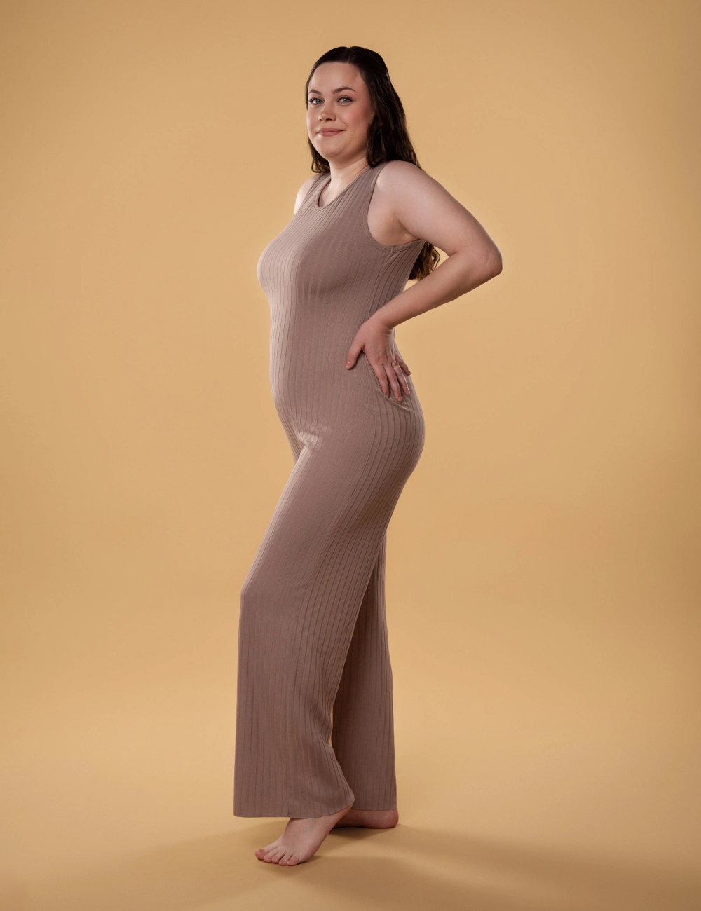 Комбінезон трикотажний 608RW мокко - 1