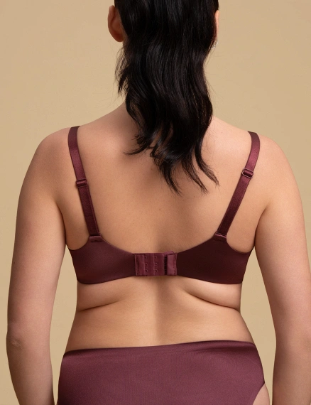 Бра з чашкою Memory foam 348CP марсала  - Фото 4