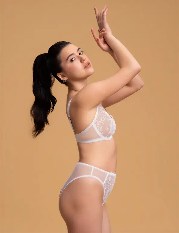 Труси сліпи високі 021SR білі