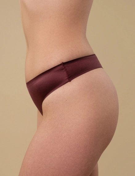 Труси стрінги 305CP марсала - Фото 4