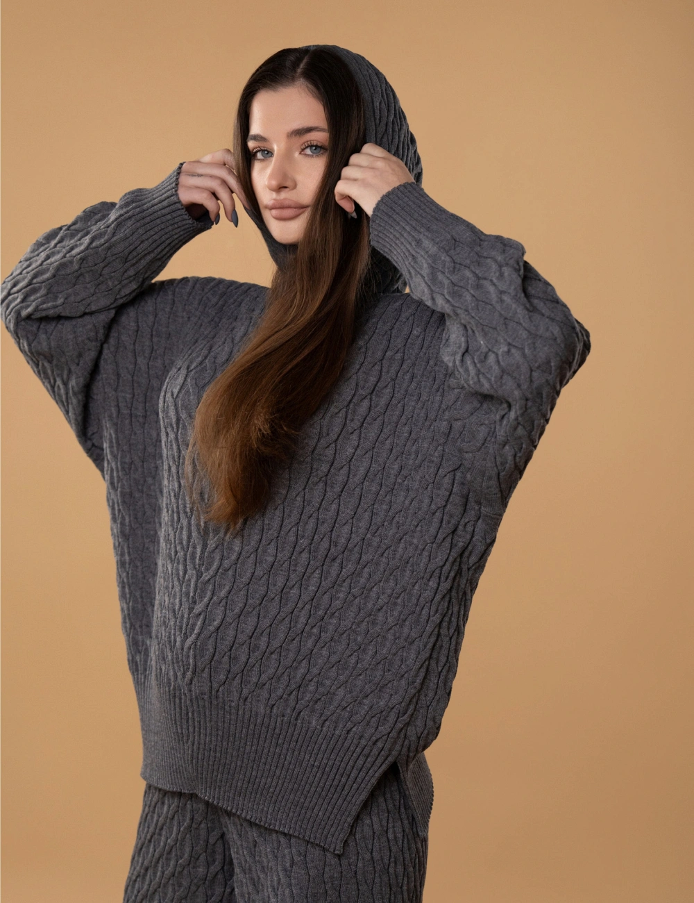 Светр 071VD сірий - 1