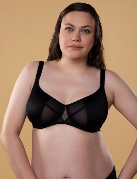 Бра з м'якою чашкою 114SC чорний - Фото 3