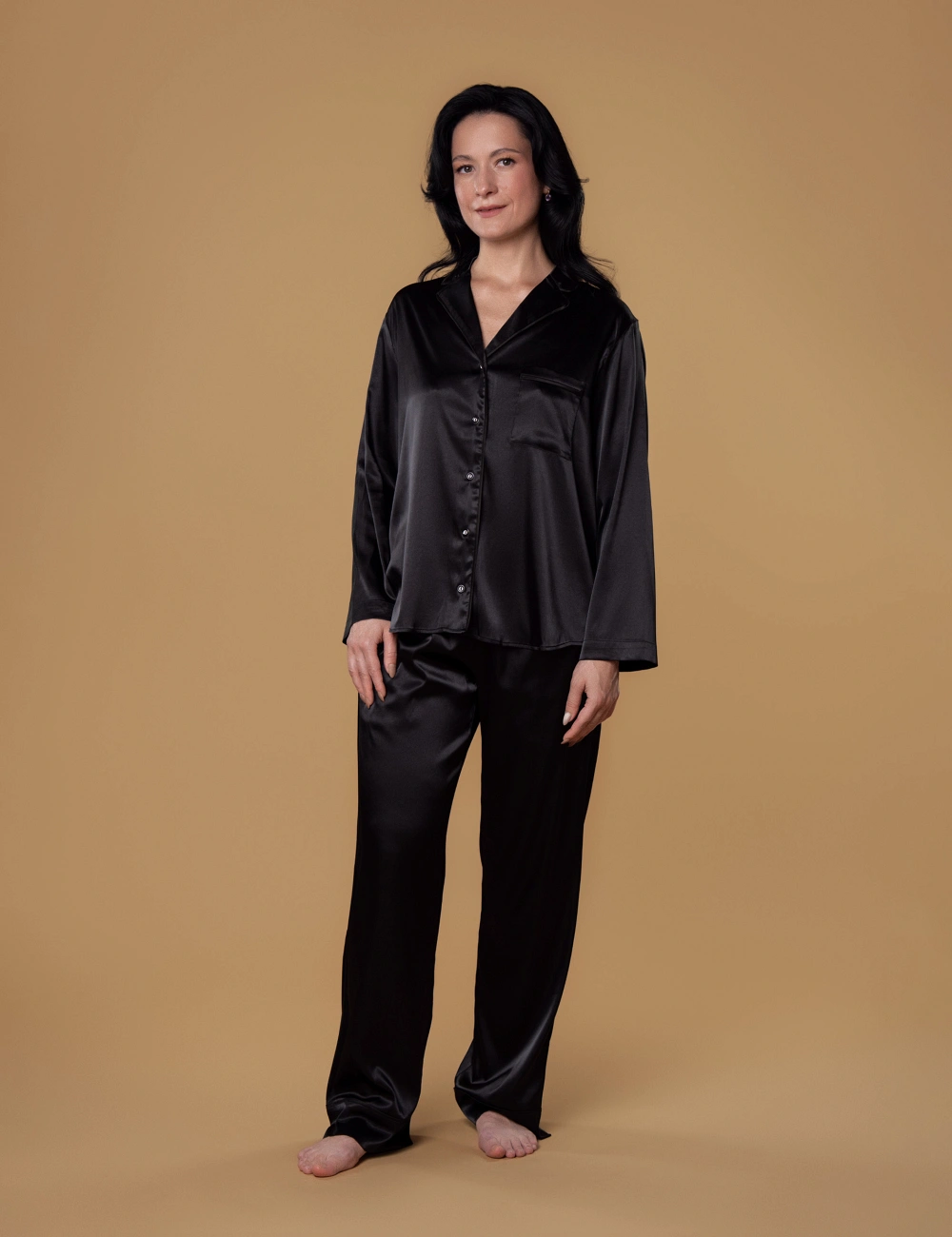 Сорочка 004BV чорна - 3