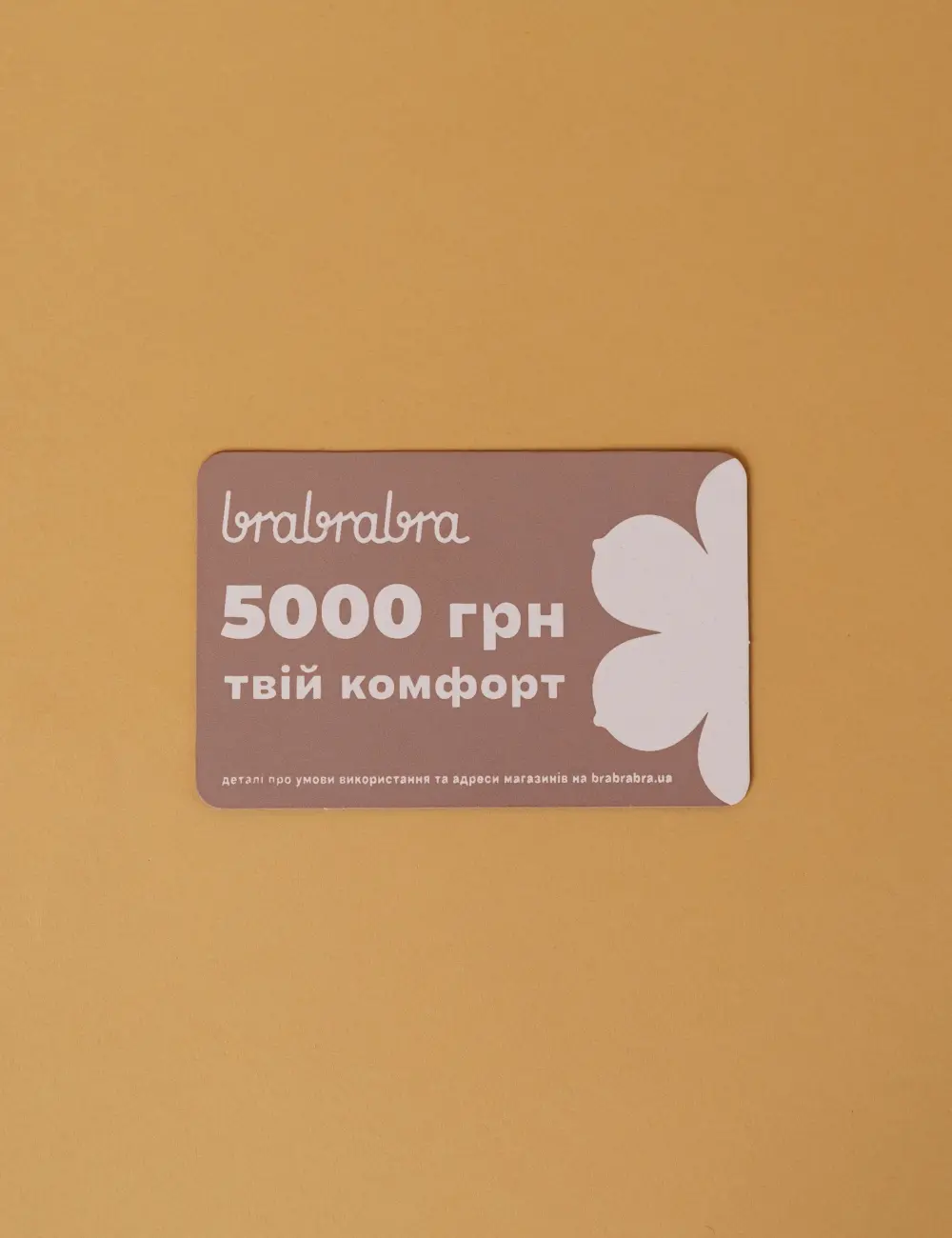 Подарунковий сертифікат brabrabra на 5000 гривень - 2