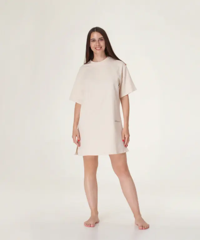 Сукня-футболка 111L пісок